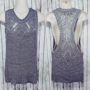 LA Made Open Side Sweater Vest Sz M